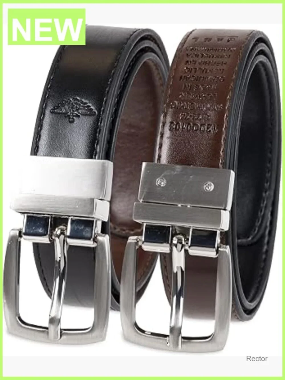 Reversible Dress & Casual Belt for Boys, Bonded Leather, School